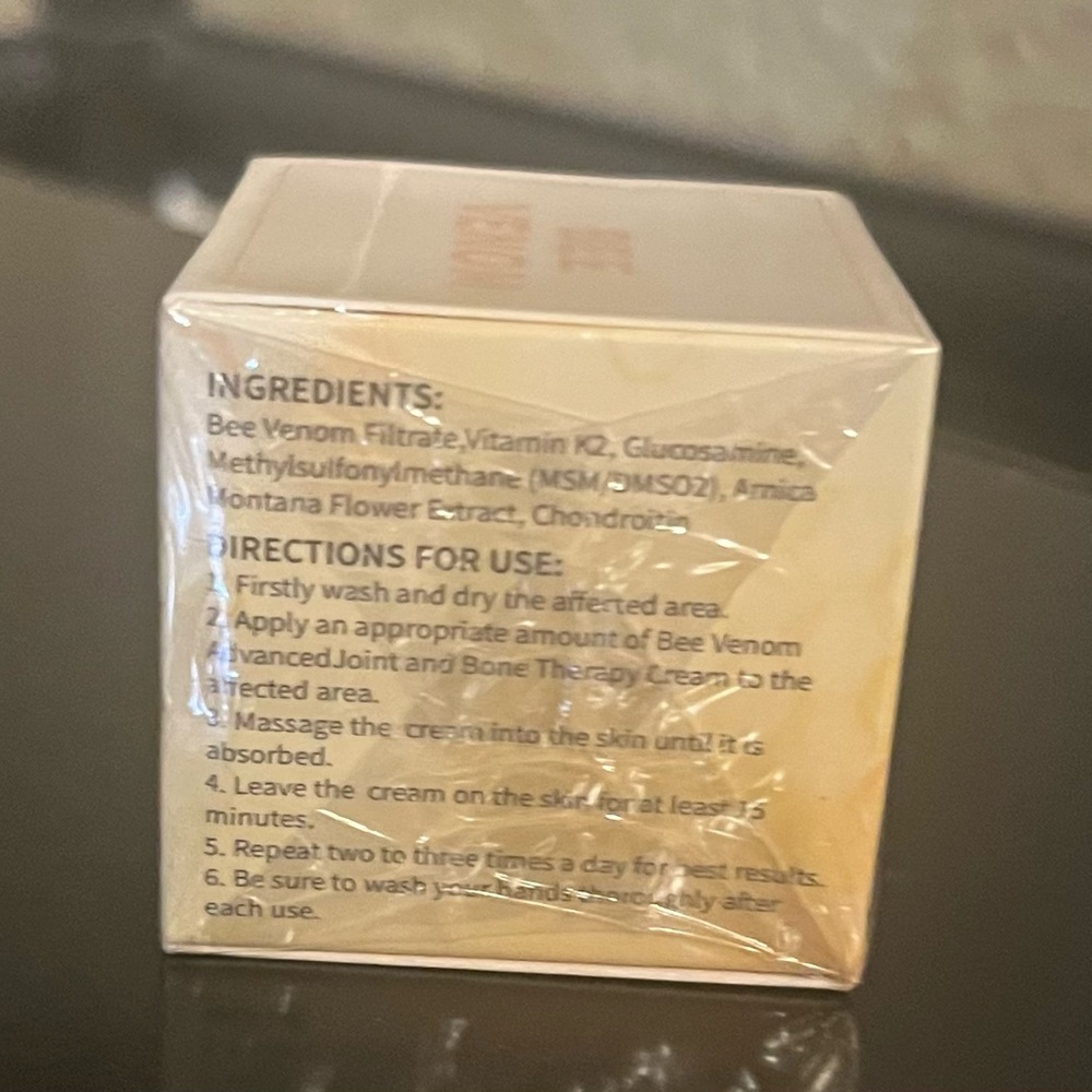 NIB ‘BEE VENOM’ Therapeutic Cream For Advanced Joint & Bone Therapy - Picture 13 of 14